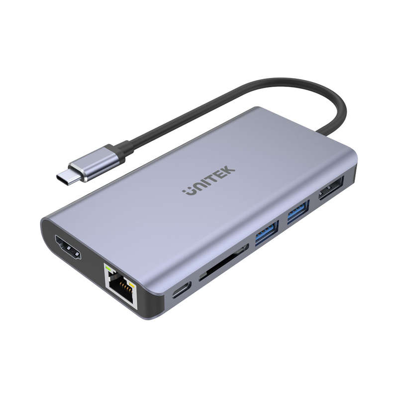 Unitek Type-C 7-In-1 Port Replicator With Displayport And Hdmi (D1056A)
