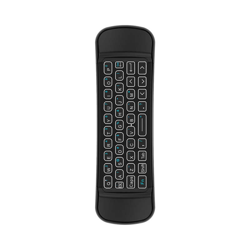 Zoweetek 2.4Ghz Backlit Wireless Keyboard With Air Mouse And Microphone