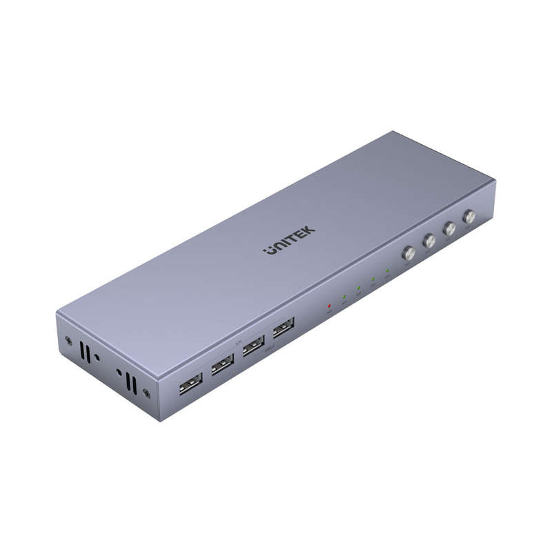 Unitek 4K Hdmi Kvm Switch - 4 In, 1 Out With 4-Port Usb (V306A)