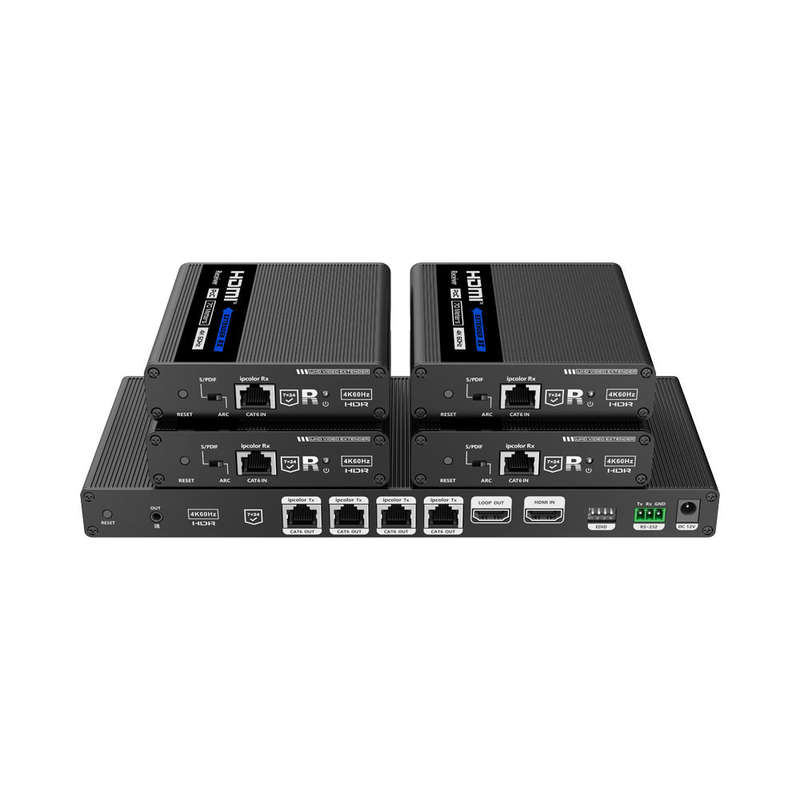 Lenkeng Lkv824P 1×4 Hdmi Splitter With Extender