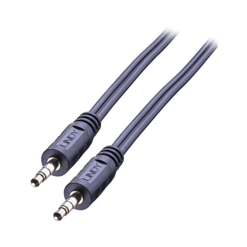 Lindy 3.5Mm Stereo Male To Male Cable - 1M