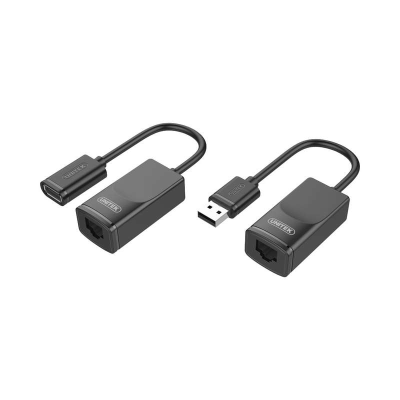 Unitek Usb1.1 Extension Over Rj45 Lan, Up To 60M