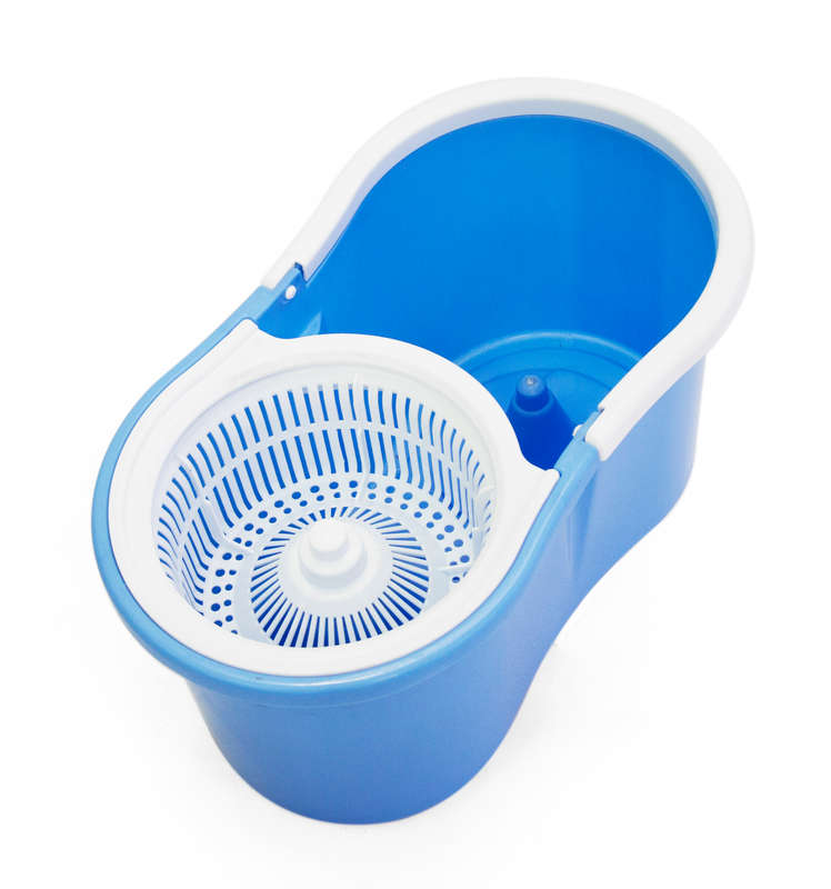 Fine Living-Spin Mop - Figure 8 - Blue,with plasti