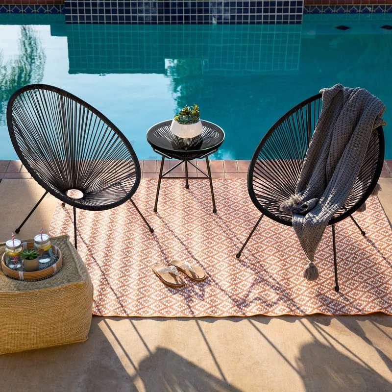 Fine Living - Rope CoffeeTable - Blck