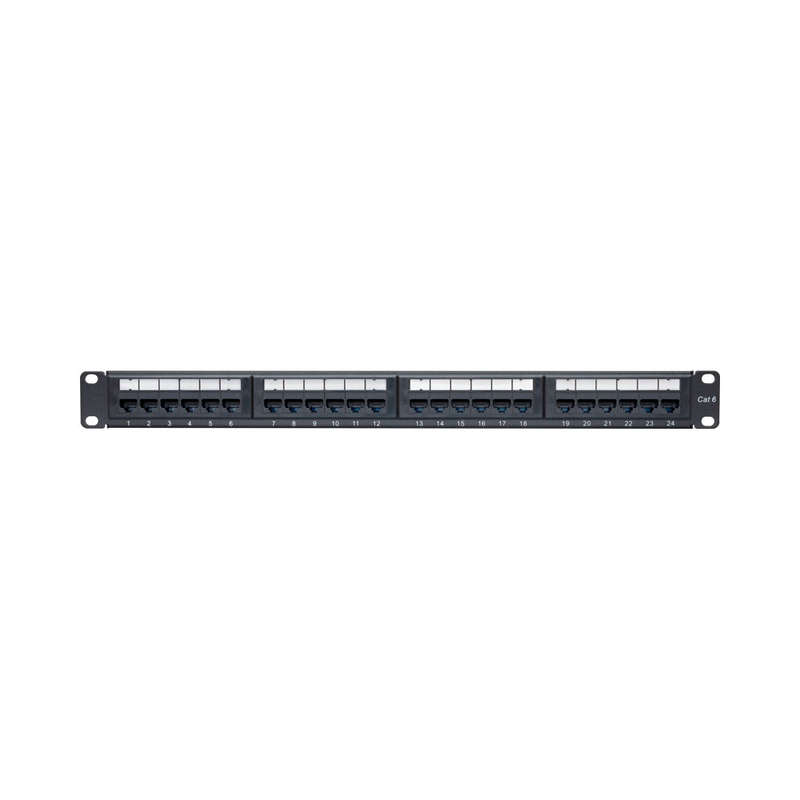 Linkqnet 24-Port Cat6 Utp Patch Panel - With Cable Management