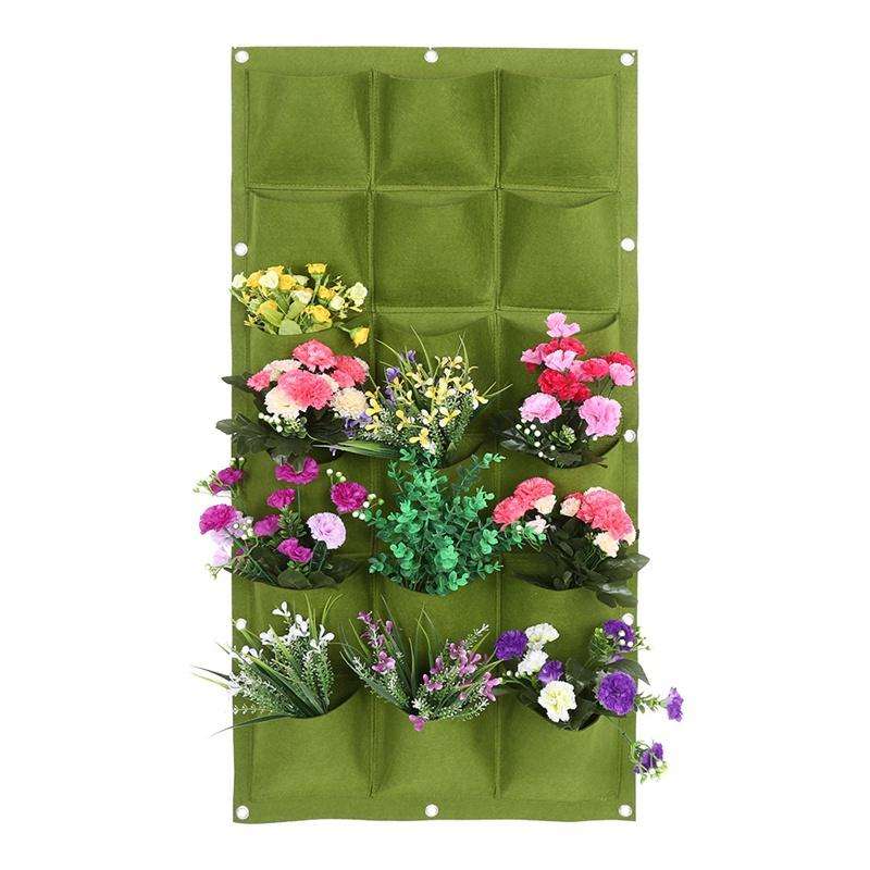 Fine Living 18 Pockets Wall Planter - Green