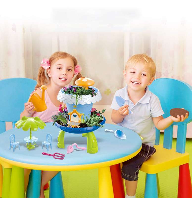 Jeronimo - DIY Garden house play set -Blue with li