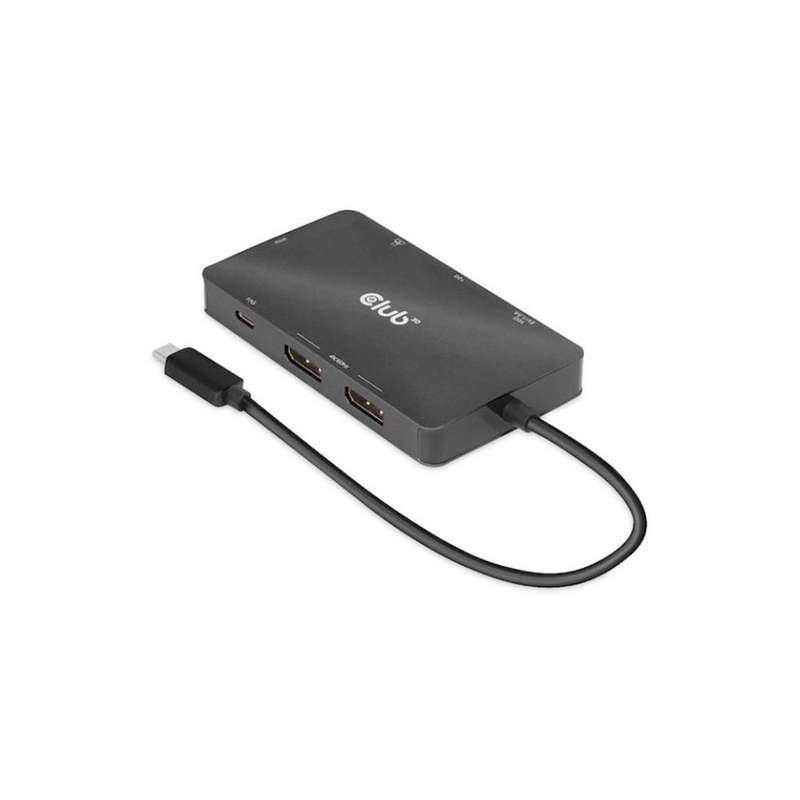 Club3D Csv-1598 Usb Type-C 7-In-1 Dual 4K @60Hz Mst Port Replicator
