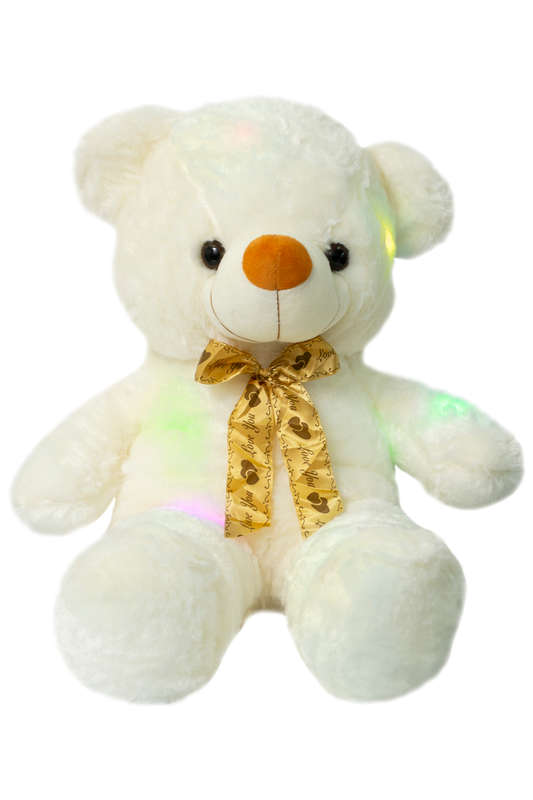 Jeronimo - LED Teddy Bear - White