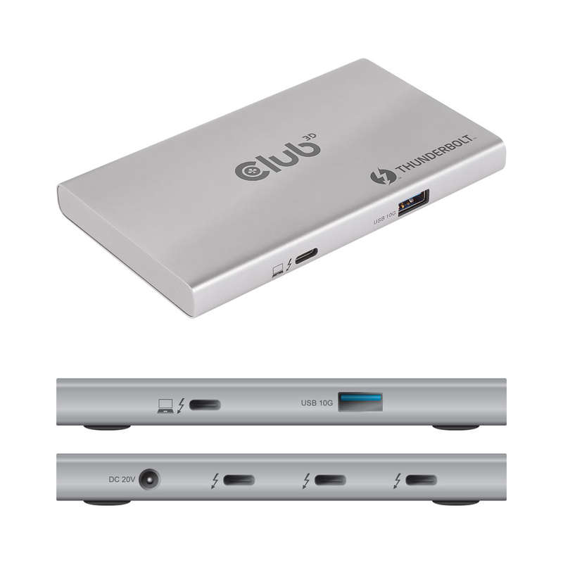 Club3D Thunderbolt 4 Smart Hub (Csv-1580)