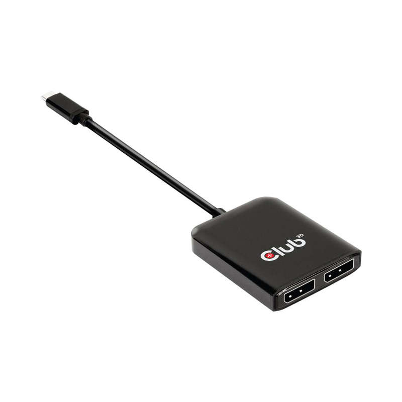 Club3D Usb3.2 Gen2 Type-C To 4K Dual Displayport Mst Adapter (Csv-1555)