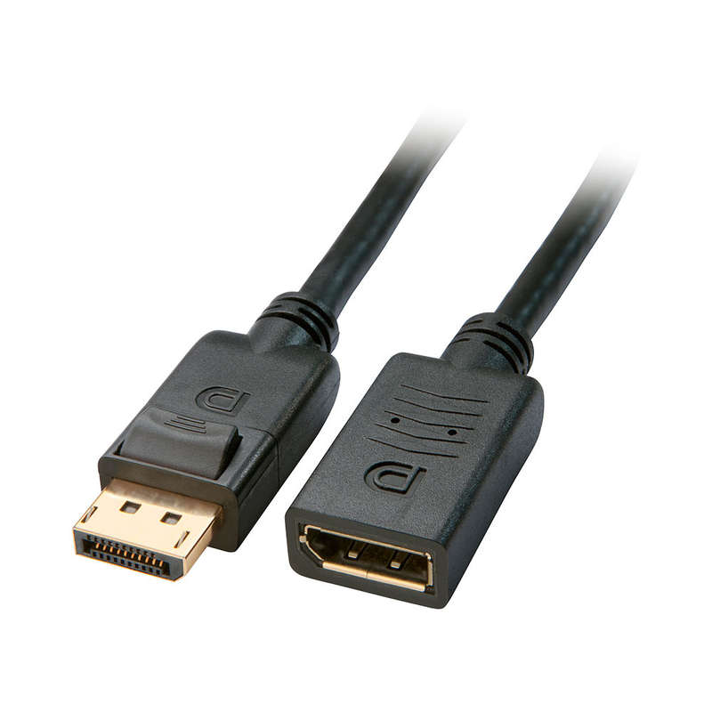Lindy Male To Female Displayport Cable - 3M