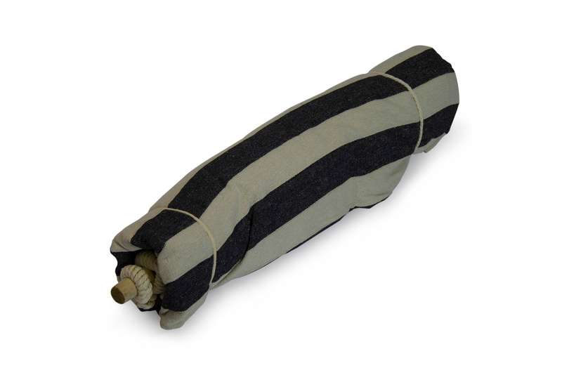 Finery - Hammock Scoop Chair - Black/White Stripe