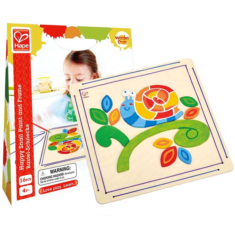 Hape - Paint & Frame - Happy Snail - *Damaged packaging*