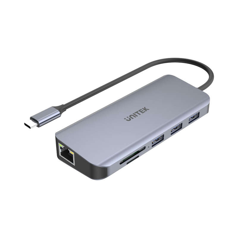 Unitek Type-C 9-In-1 Port Replicator With 100W Power Delivery (D1026B)
