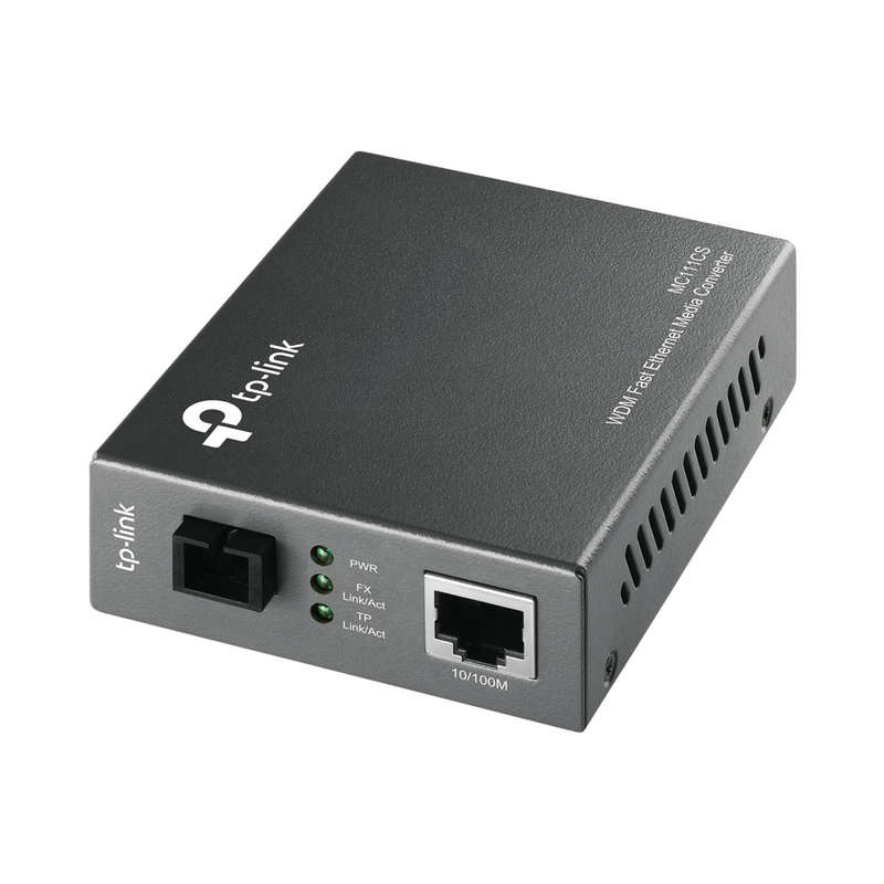Tp-Link Mc111Cs 10 100Mbps To Gigabit Single-Mode Fibre Wdm Media Converter