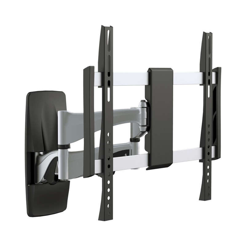 Bracket - Elegant Aluminum Full-Motion Curved & Flat Panel Tv Wall Mount - For Most 32"-55" Curve...