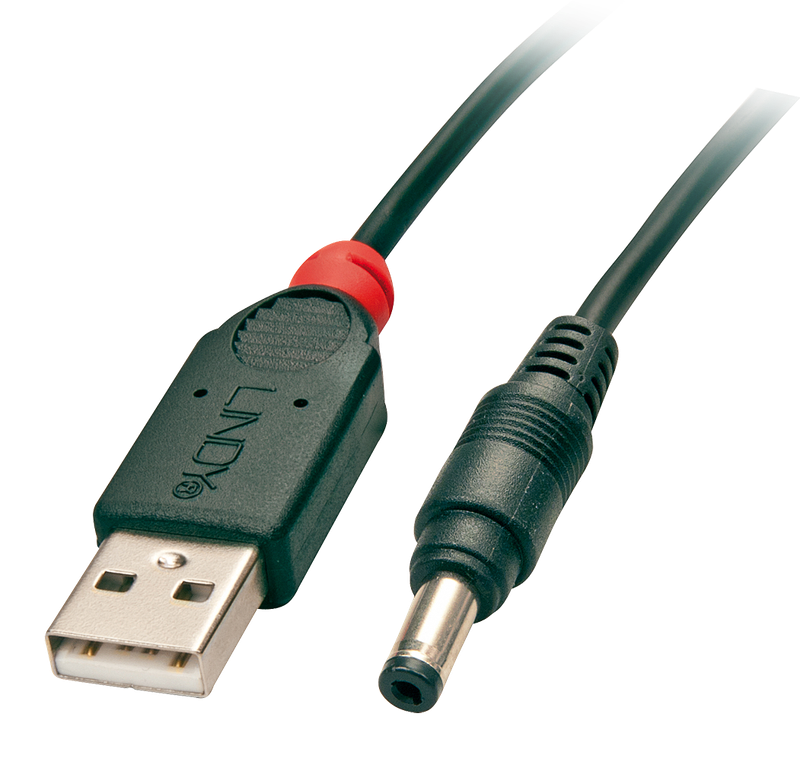 Lindy 1.5M Usb To 4.8 1.7Mm Dc Adapter Cable