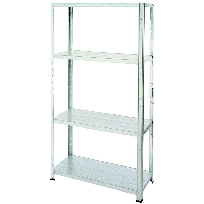Fine Living - 4 Layer Shelf In Galvanized Steel