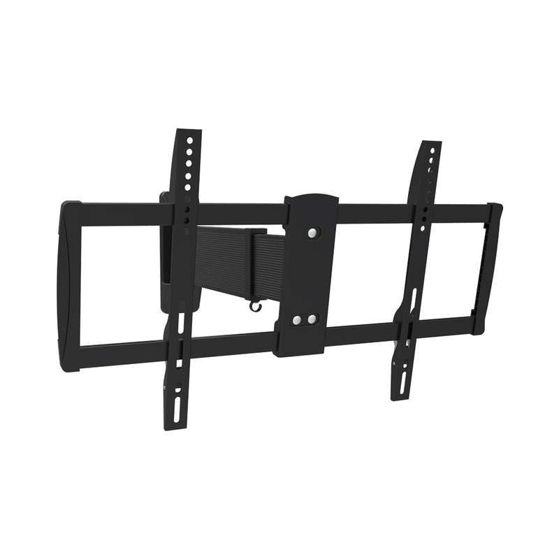 Bracket - Aluminium Slim Sliding Full-Motion Curved & Flat Panel Tv Wall Mount - For Most 37"-70"...