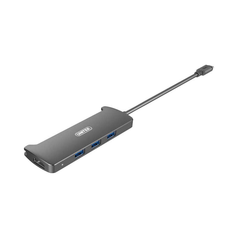 Unitek V300A Usb3.0 Type-C To 3-Port Usb Hub With Hdmi Converter