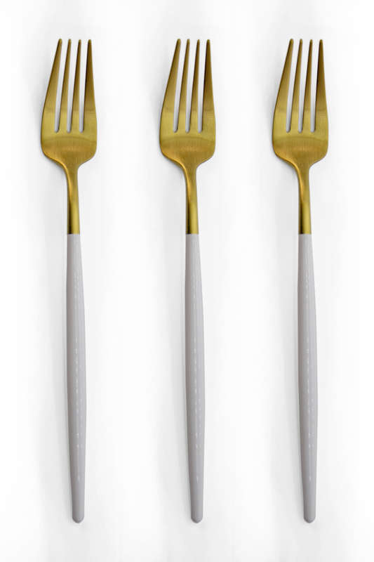 Finery - Cutlery Set 12pc - Gold/White