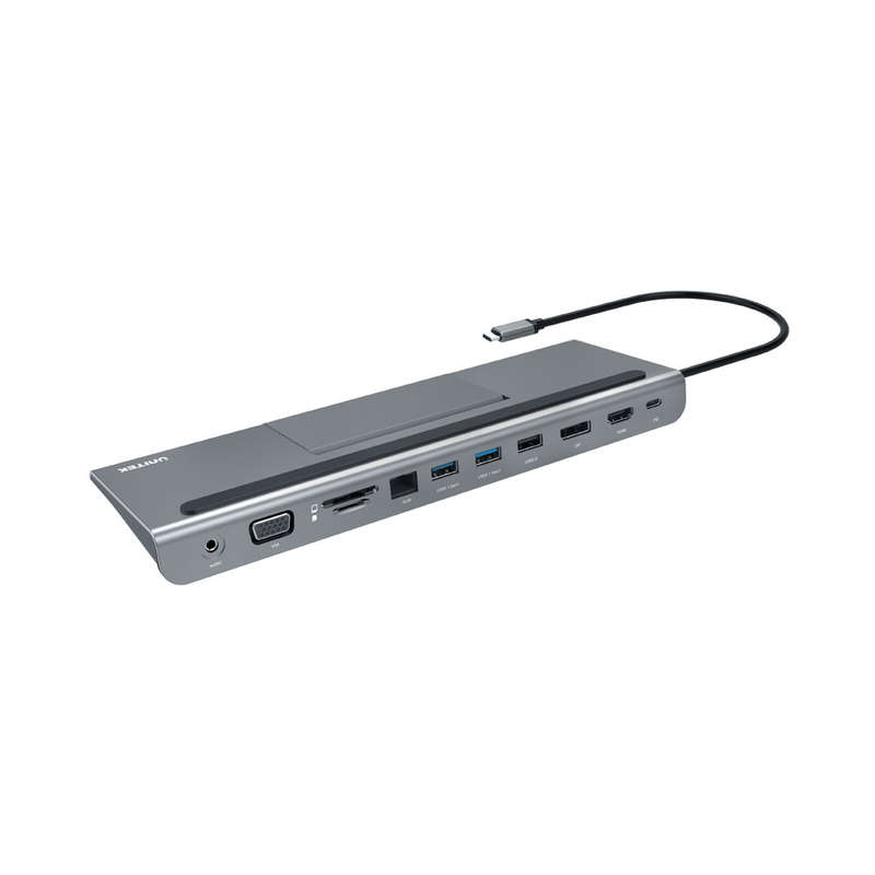 Unitek Usb3.1 Type-C 11-In-1 Port Replicator With 85W Pd (D1022A)