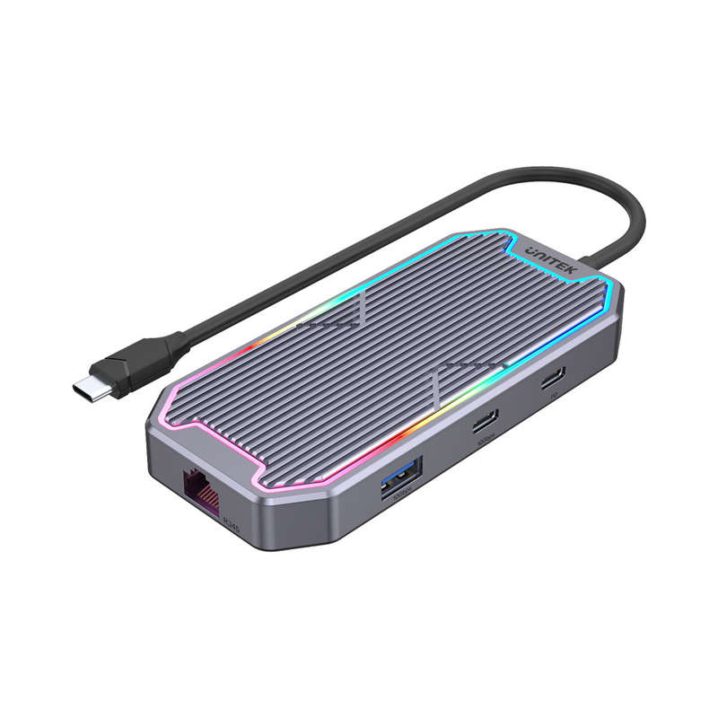 Unitek Type-C 7-In-1 Port Replicator With Hdmi And 100W Pd (D1029A)
