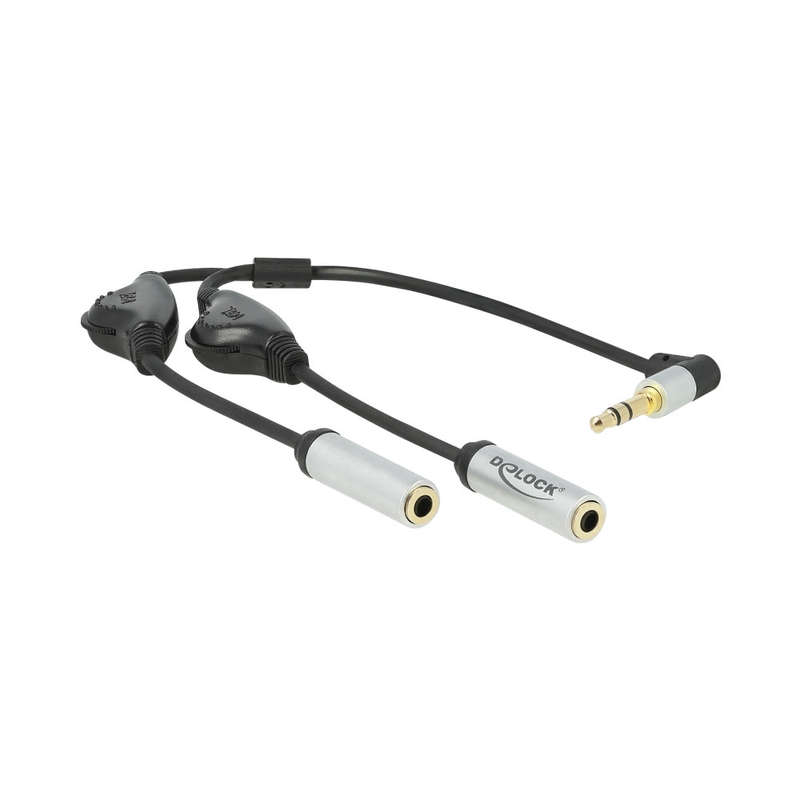 Delock Audio Split St M 3.5 - 2X St F 3Pin (66434)