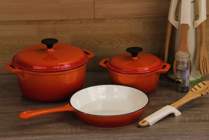 Fine Living - Lifestyle Cast Iron Set - 5pc - Oran