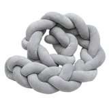 Nuovo - Knot Cot Bumper - 2M - Grey
