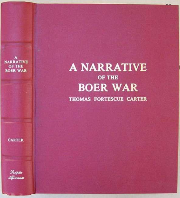 A Narrative of the Boer War - Scripta Africana (numbered)