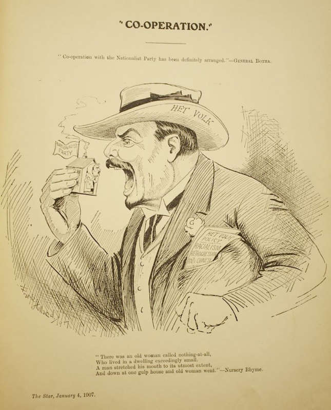 Political Cartoons (1907) - Early Johannesburg Publication