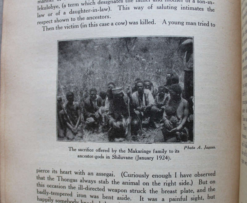 THE LIFE OF A SOUTH AFRICAN TRIBE by Henri Junod (Swiss Romande Mission) (two volumes - 1927)