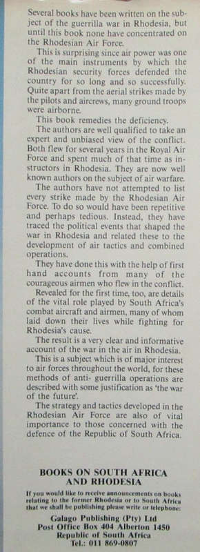 War in the air: Rhodesian Air Force, 1935-1980