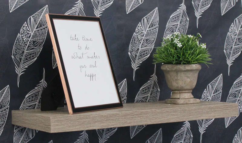 Juno | Small Floating Shelves | Wood Wash