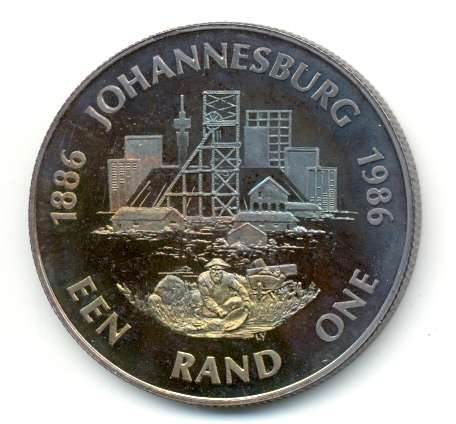 1986 *** S1R *** Proof *** Silver Rand Hugenots
