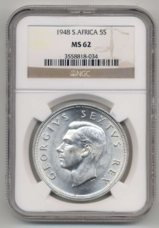 1948 *** 5S *** MS62 *** collect UNC crowns