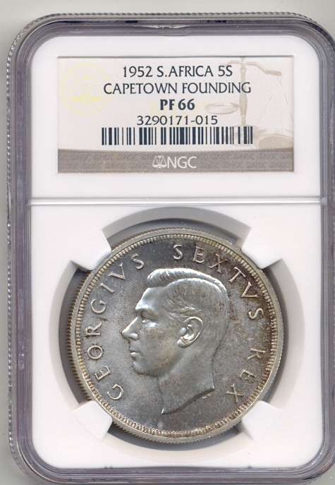 1952 *** 5 Shilling *** PF66 *** Fantastic grade