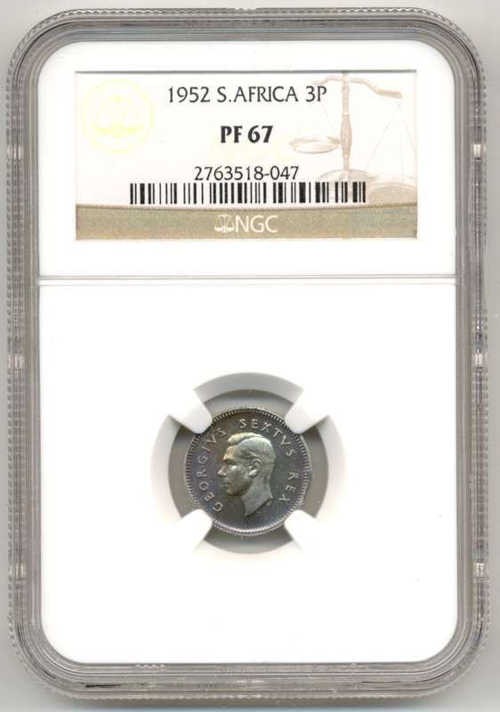 1952 *** 3P *** PF67 *** Finest known, buy the best
