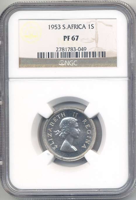 1953 *** 1S *** PF67 *** 2nd highest grade; Only 1 graded higher
