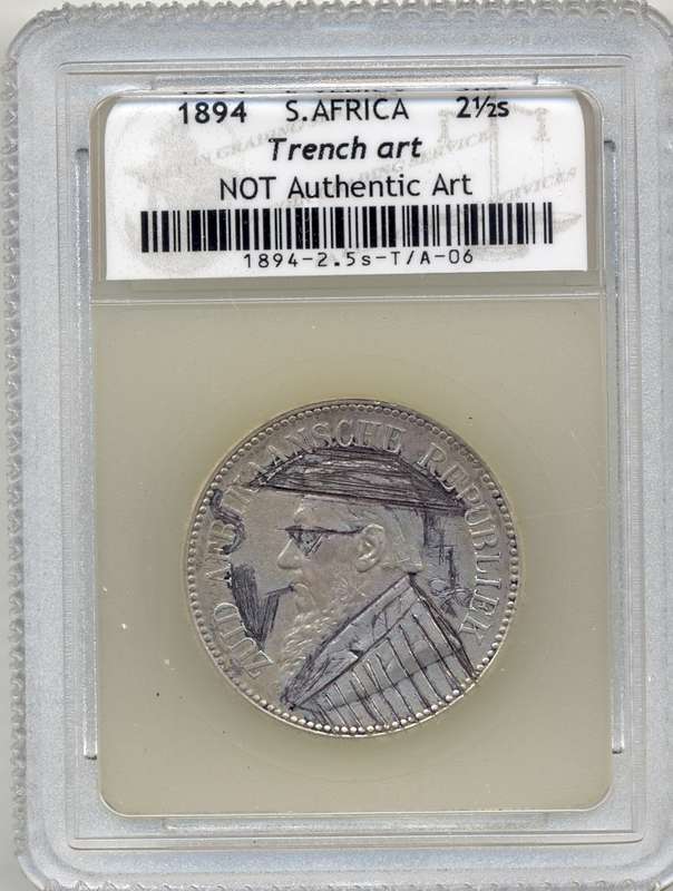 1894 *** 2.5S *** Trench art *** Not authentic art, more like a chinese hat