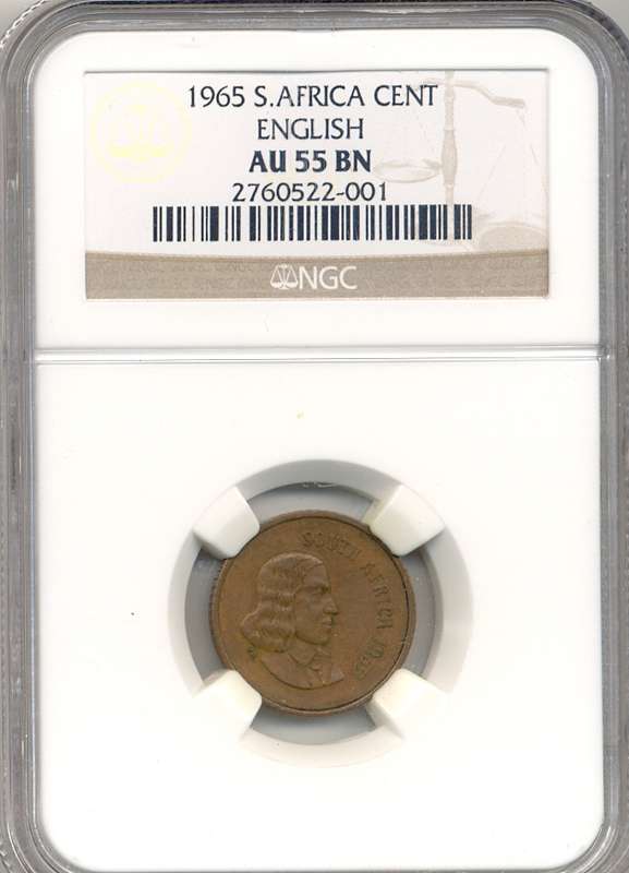 1965 *** 1C *** AU55BN *** Crazy R1 auction