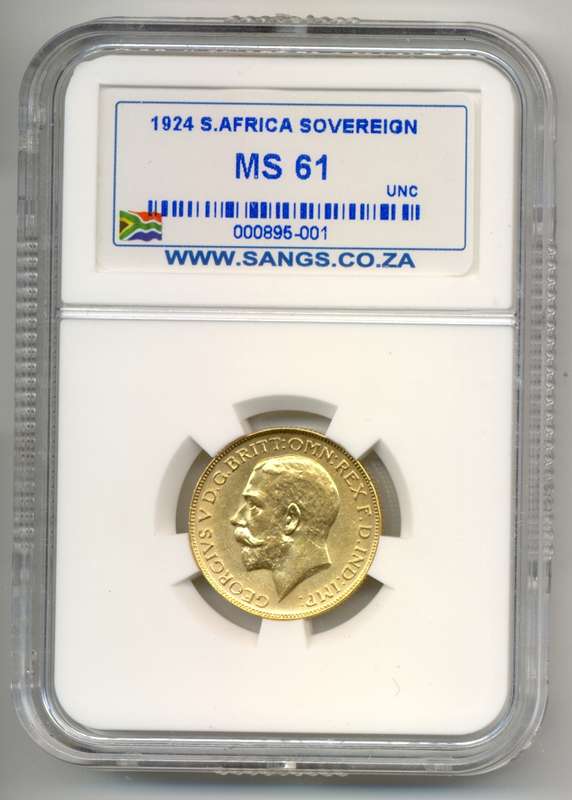 1924 *** Sovereign *** MS61 *** Complete your sets