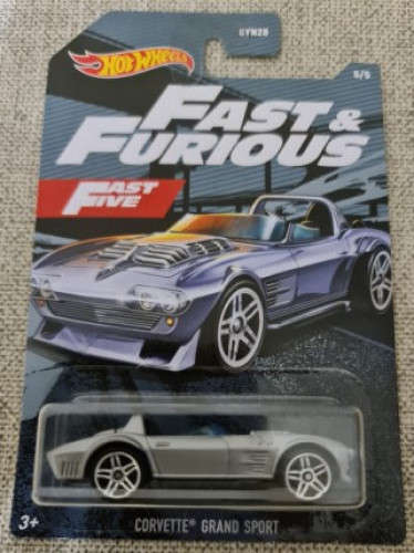 Hot Wheels New - Fast and Furious Corvette Grand Sport GRP58 Mattel