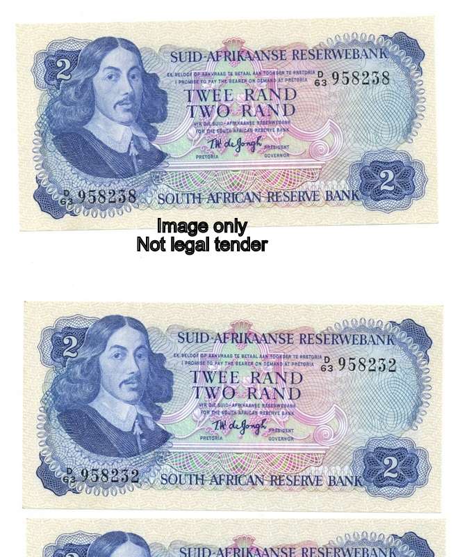 R2 Second issue *** TW de Jongh *** A/UNC *** Collectable condition