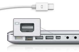 mini DisplayPort on Apple macbook