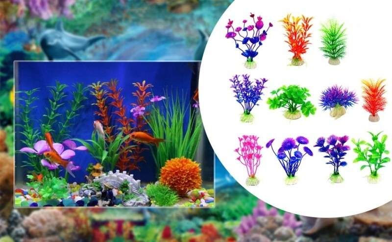 Artificial Fish Tank Plants - Aquarium Decoration