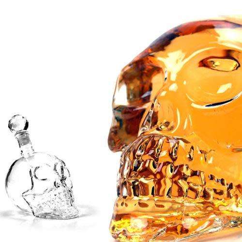 550ml Glass Skull Decanter