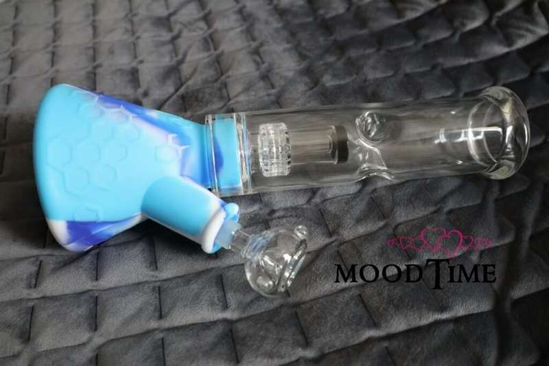 Quality Silicone Water Pipe Glass Bong